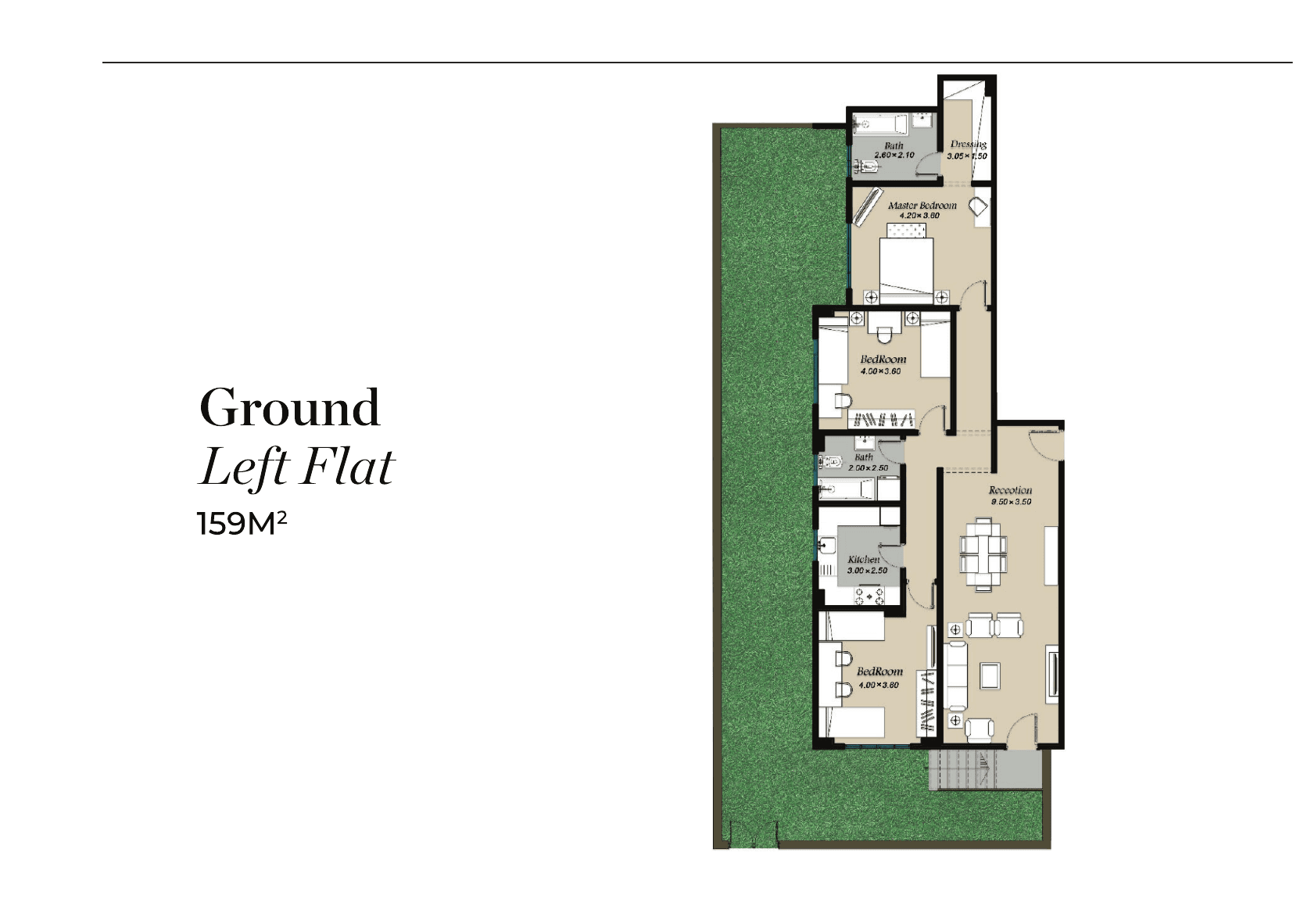 A50 Ground Left Flat