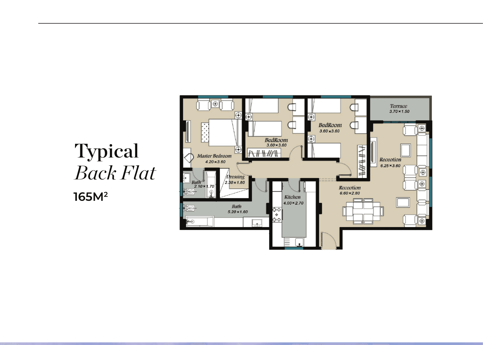 A50 Typical Back Flat
